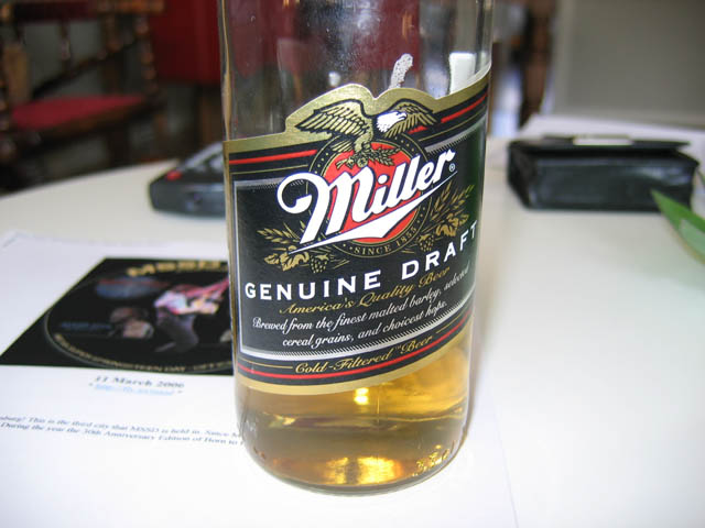 Genuine quiz with a genuine beer