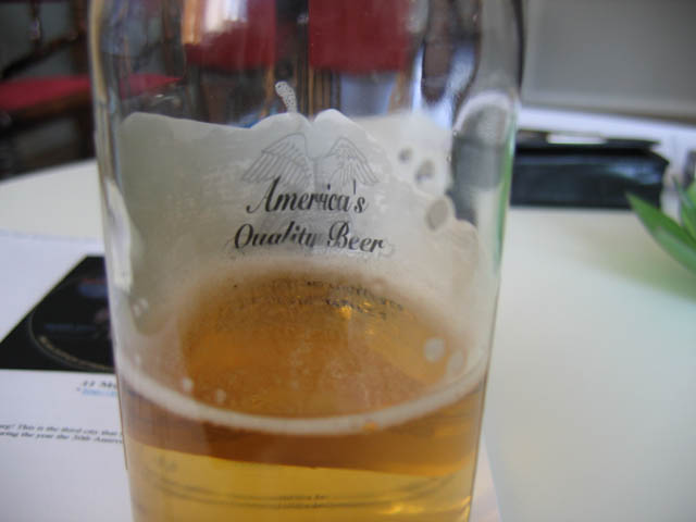 One more beer on the table.
