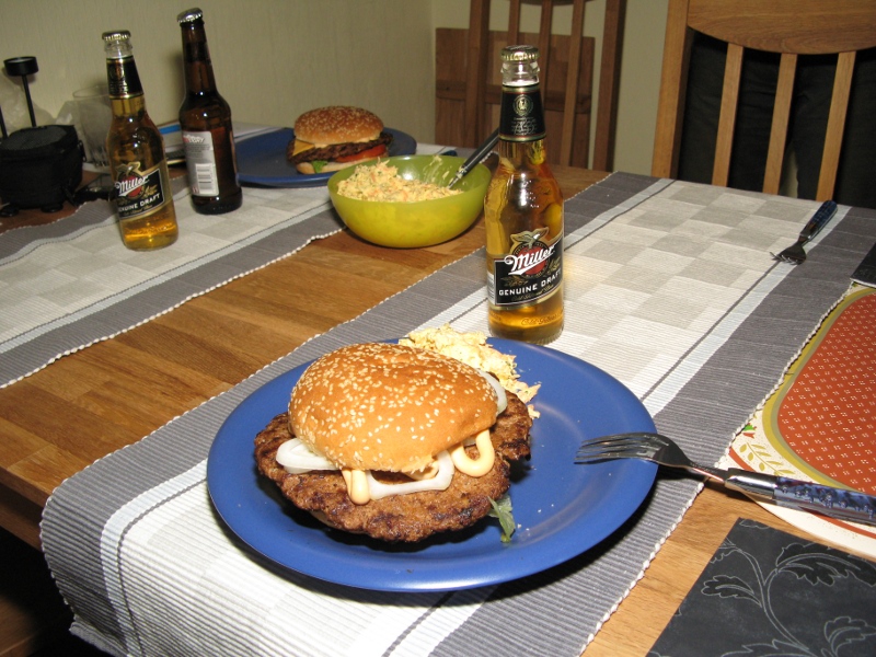 All you need is burger and a beer