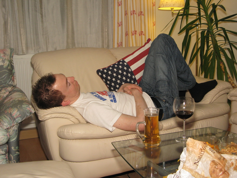 Too much to drink...