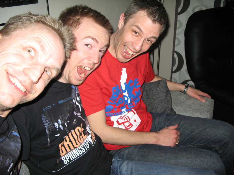 The boys are back in town. Making papa proud.