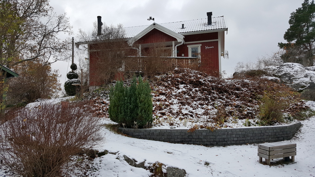 Outside's the rain, the driving snow